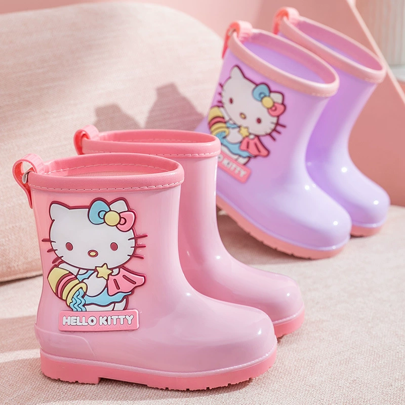 Hello Kitty, детская нескользящая обувь, обувь для раннего возраста, ботинки