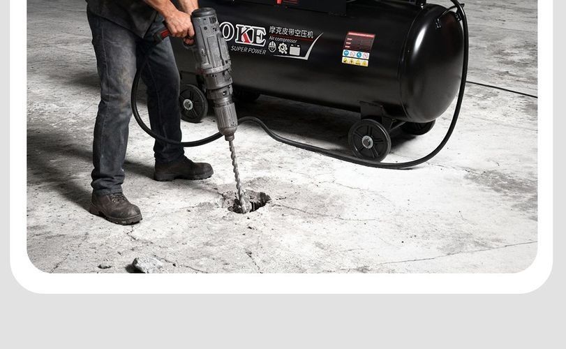 Piston-type industrial-grade air compressor 380V high-pressure air pump for real stone paint 7.5kw air compressor