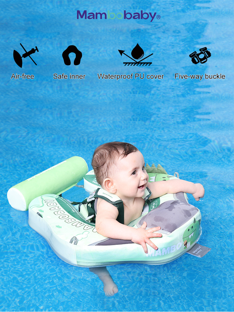 Bouée Gonflable pour Bébé Mambobaby - Design Dinosaure