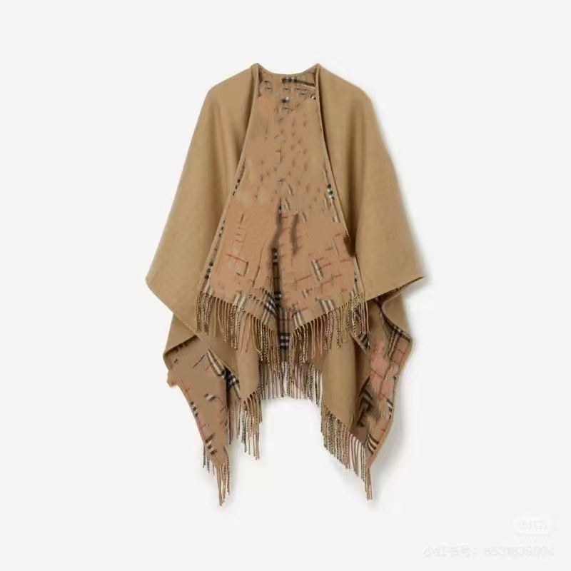 파인 체크 무늬 낙타 양면