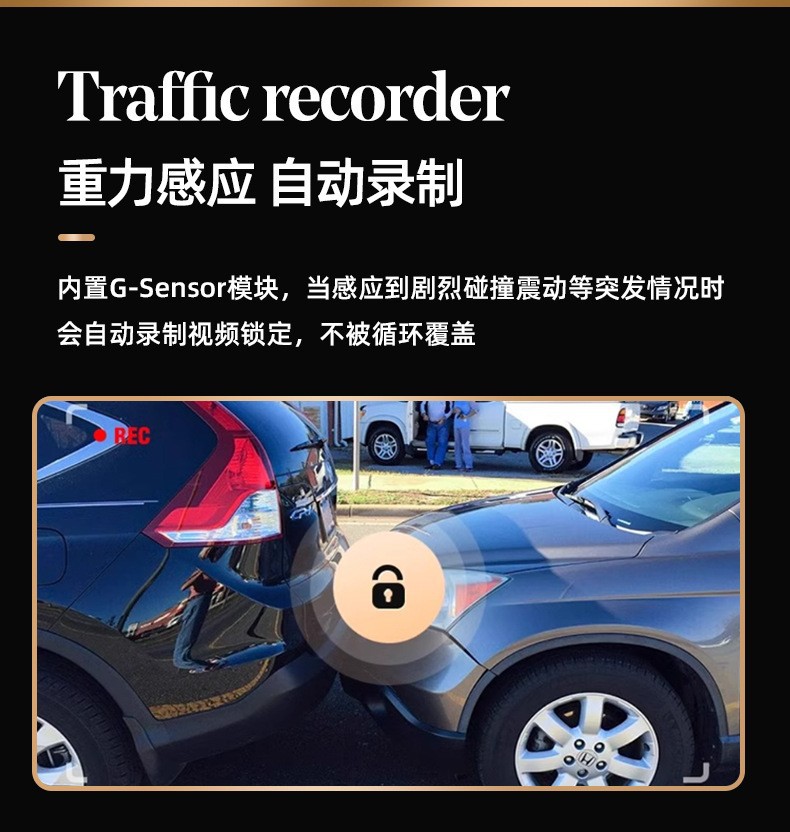 10inch Car Rearview Mirror Driving Recorder High-Definition Night Vision 1080P Front and Rear Dual-Lens Reversing Image Dvr