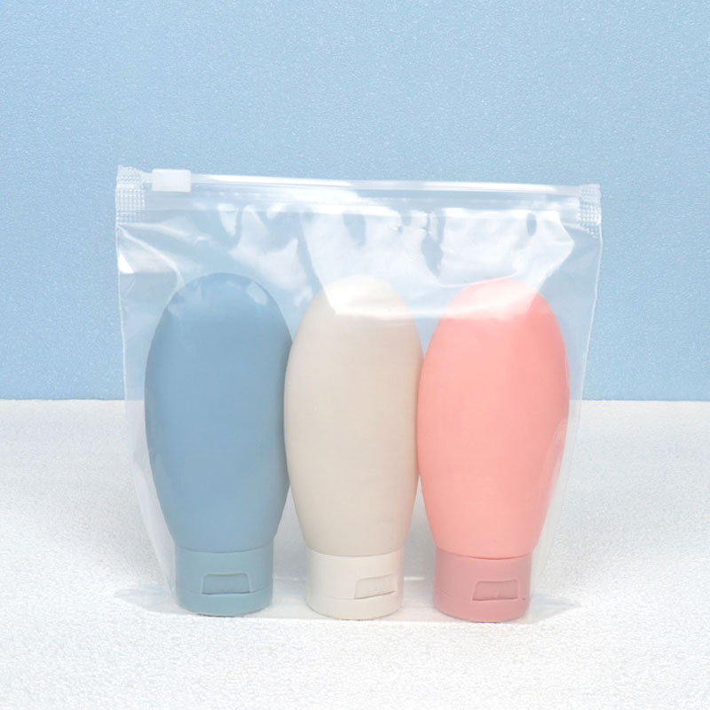 Bolsa de botella de viaje, juego de lavado, maquillaje, champú, gel de ducha, cuidado de la piel de viaje portátil, crema de manos, bolsa de embalaje