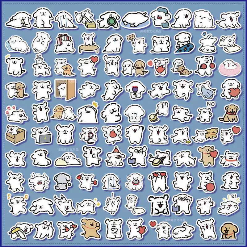 Cute sticker, pack, waterproof phone case