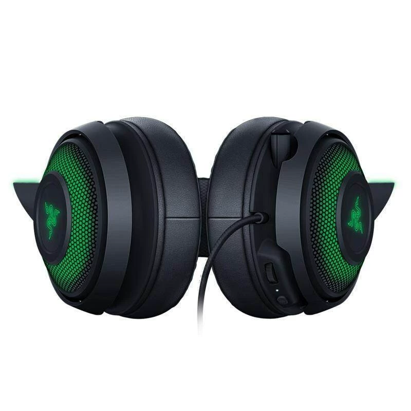 雷蛇 RAZER Beihai Demon Mengcat version USB black head -wear 7.1 stereo noise reduction headset computer applicable