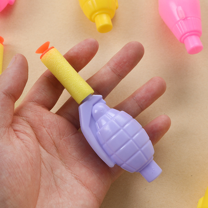 Airbag cohete pistola juguete favorito de los niños espuma cohete catapulta juguete de seguridad cohete de aire Shell en stock