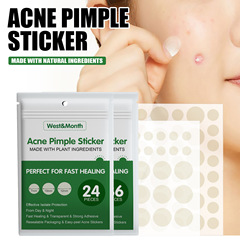 West&Month Absorbing Pimple Patches Artificial Skin Repair Essence Invisible Makeup Waterproof Camouflage Pimple Patch Breathable