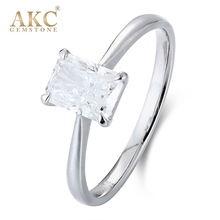AKC�����ʯ�S���׵϶��ʯ��ָ���荽�PT950�K����1.07ct