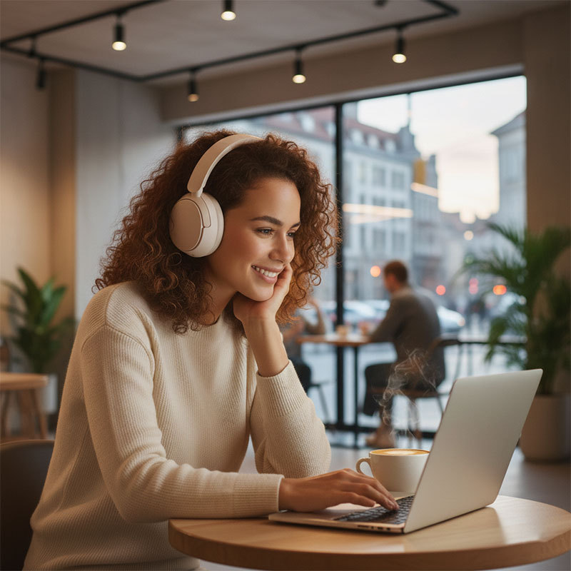 2026 nuevo auriculares ANC activa reducción de ruido todo incluido auriculares Bluetooth inalámbricos sin dolor