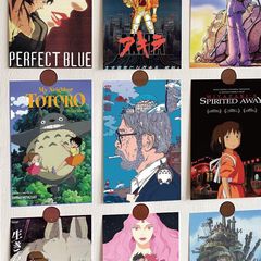 10枚宮崎駿アニメ映画表紙カードはがき部屋寝室寝室デスクトップ装飾ポスター壁貼り