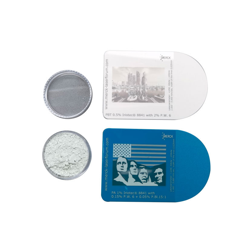 塑料激光成型 Iriotec镭雕粉 PA彩打白 PBT白打黑 默克8841 8825