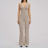 3109 vest + 3109 bell-bottom pants—linen color