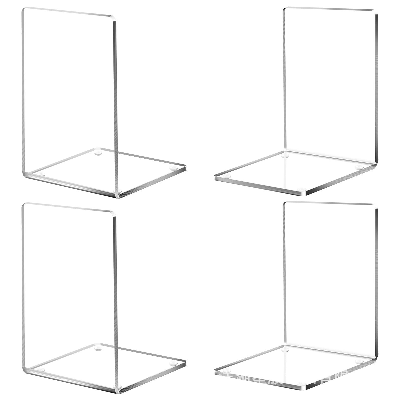 Transfronterizo exclusivo de acrílico transparente libro de pie estudiante de lectura de pie de partición deflector libro soporte de libro estante