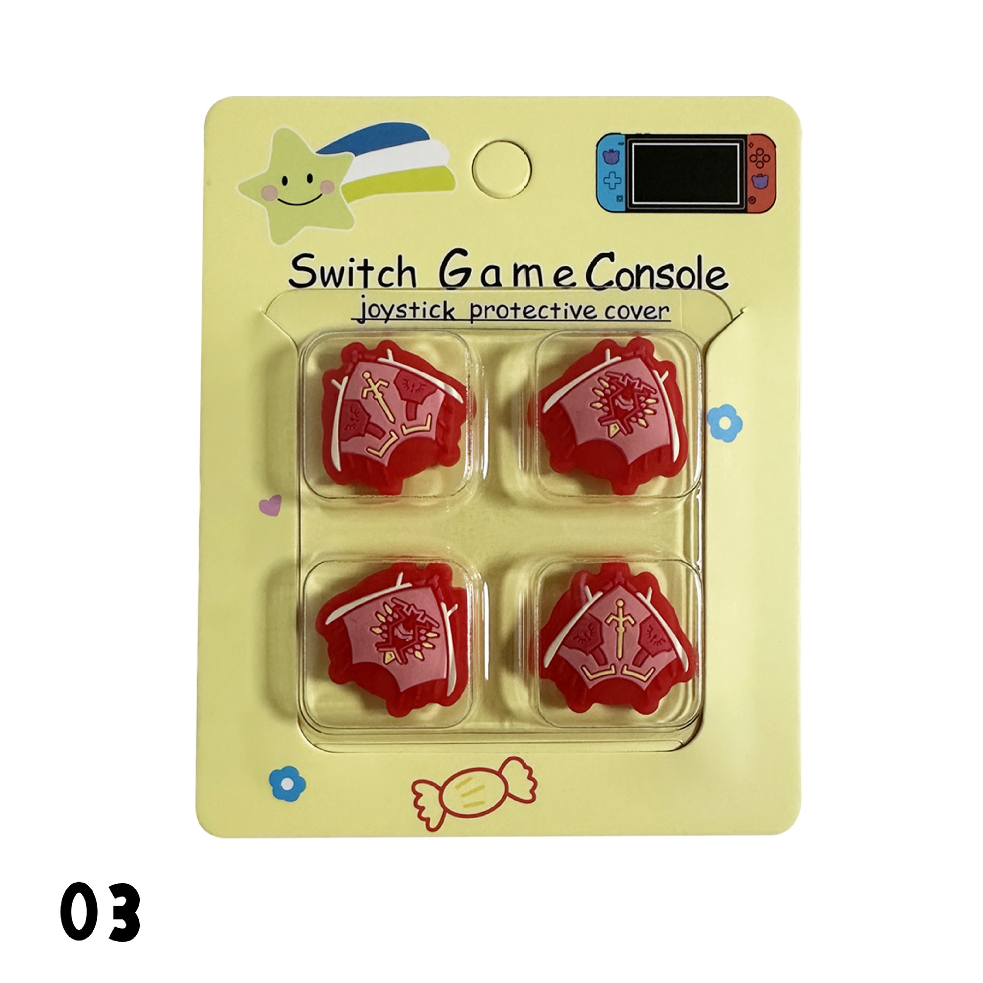 Tapa basculante de silicona de Nintendo Switch de dibujos animados NS Lite tapa basculante tapa protectora mango tapa protectora basculante