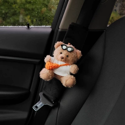Seat belt shoulder pad, bear women