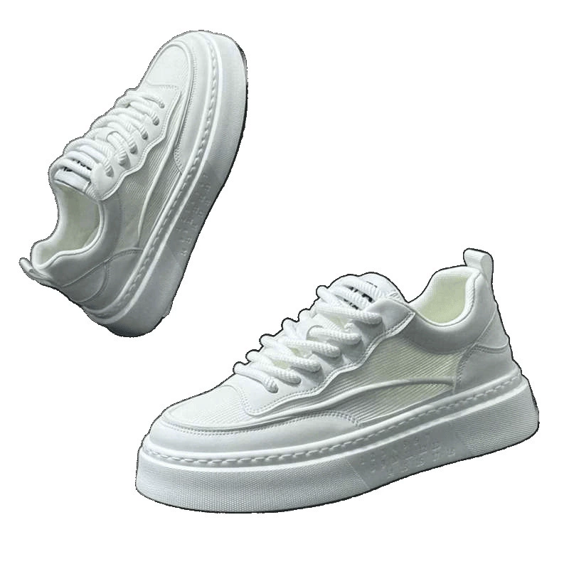 Мужские летние тонкие дышащие универсальные легкие панели, трендовые спортивные белые кроссовки