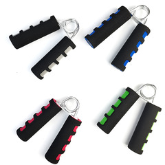 A-type foam handle home fitness finger wrist strength training spring steel sponge handgrip exerciser