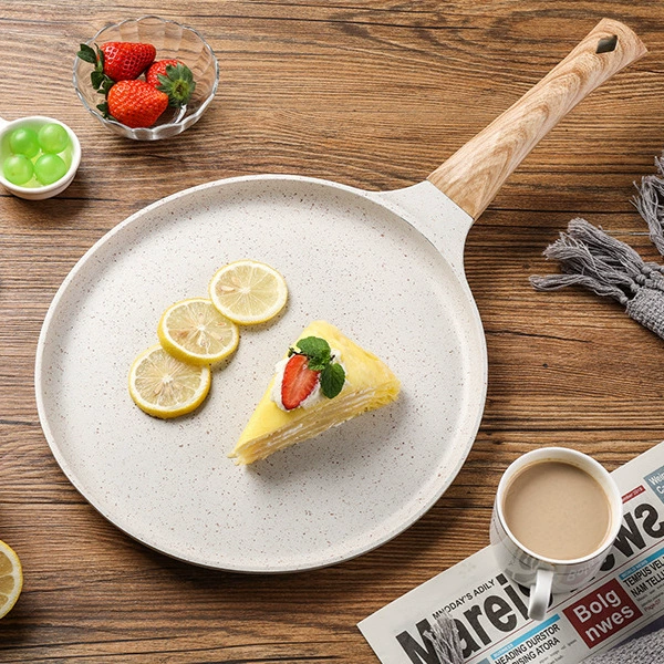 Специальная сковорода для блинов, антипригарная сковорода, сковорода для блинов диаметром 24 см, сковорода для пельменей, тонкая сковорода для блинов, подходит для газовых плит и индукционных плит, для домашнего использования.