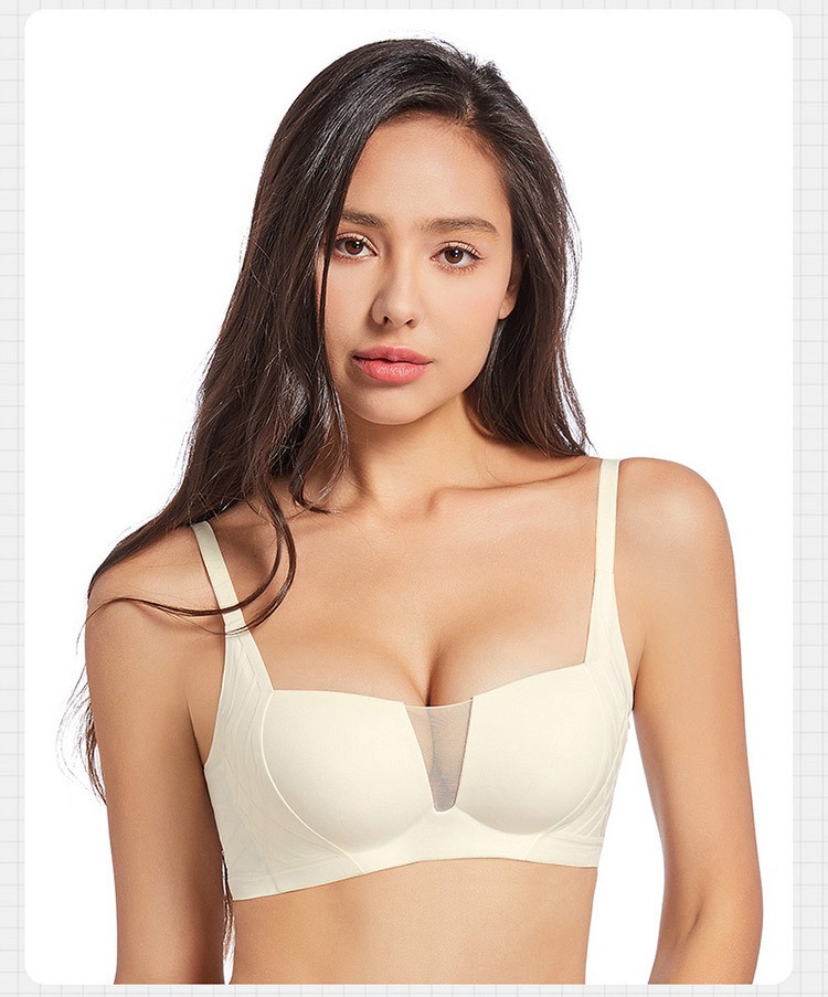 3D Velvet Ultra-Thin Jelly Bra Image