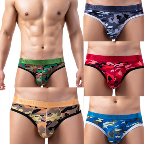 Foreign trade woxuan men's underwear sexy thong underwear rear exposed thong men's menstrual period briefs WX16SH