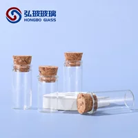 Пятно прямой рот деревянные пробки бутылки дрейфующие бутылки 2ml 3ml 16mm Диаметр бутылки желаний Боросиликатное стекло Гуанчжоу Hongbo