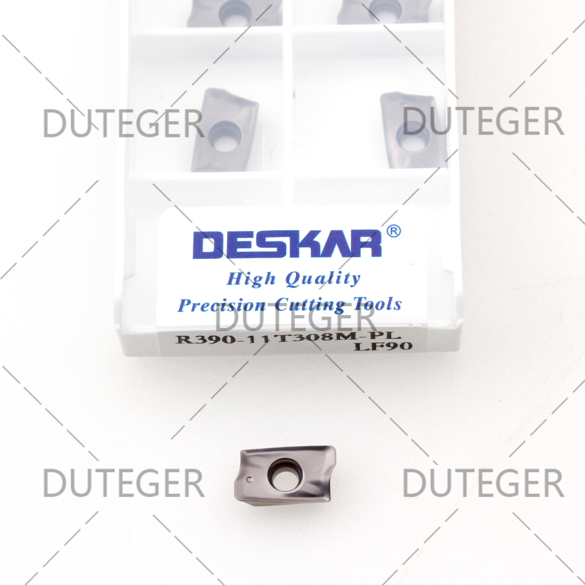 戴斯卡DESKAR模胚金色陶瓷铣刀片R390-11T308M-PL替代山特维克530