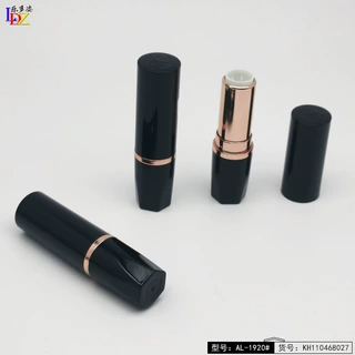 口红管圆形盖6角底口红管润唇口蜡空管口径12.1mm 20*80.2mm