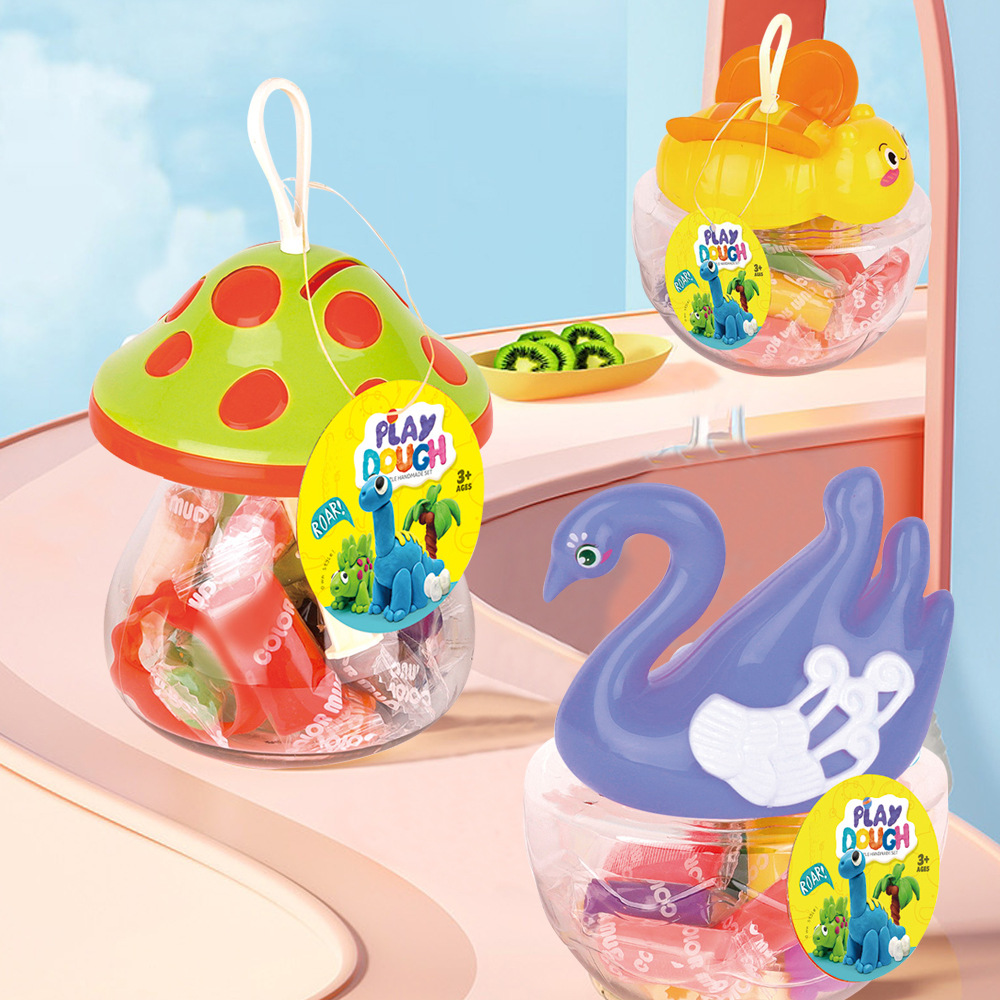 橡皮泥大包彩泥儿童食品级黏土橡皮泥橡皮泥超轻粘土12色