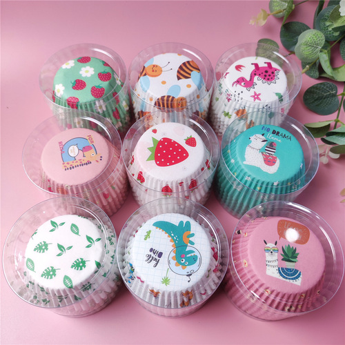 100 snow fairy paper trays sealed boxes with glutinous rice cakes mooncake packaging base trays private bakery cake cups
