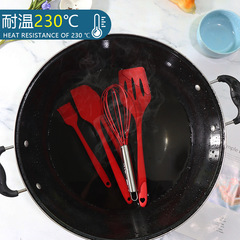 Silicone spatula baking 5-piece set food grade silicone spatula high temperature resistant silicone barbecue brush spatula wholesale