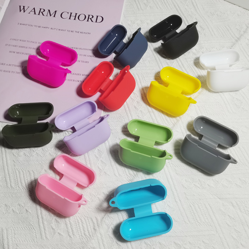 Nuevo Apple 5ª generación auricular caso airpodspro2 funda protectora auricular engrosada de silicona resistente a la caída suave caso al por mayor