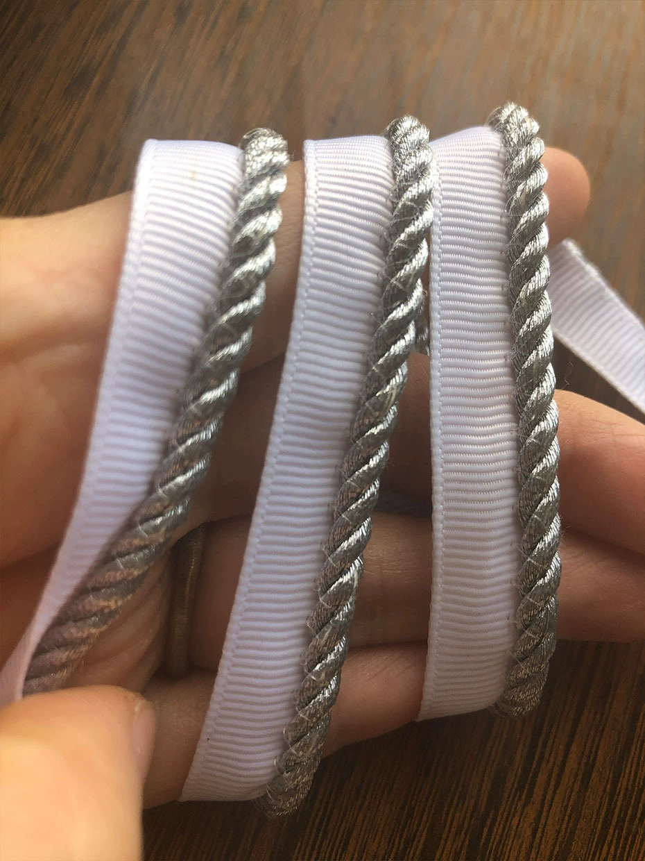 Mingzhu C612 чепинговая тесьма с отделкой из перламутра, золотая, для DIY, ручной работы, плетеная веревка, кружевные аксессуары