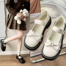 洛麗塔小皮鞋女2022年春新款日系英倫風JK厚底配裙子瑪麗珍單鞋子
