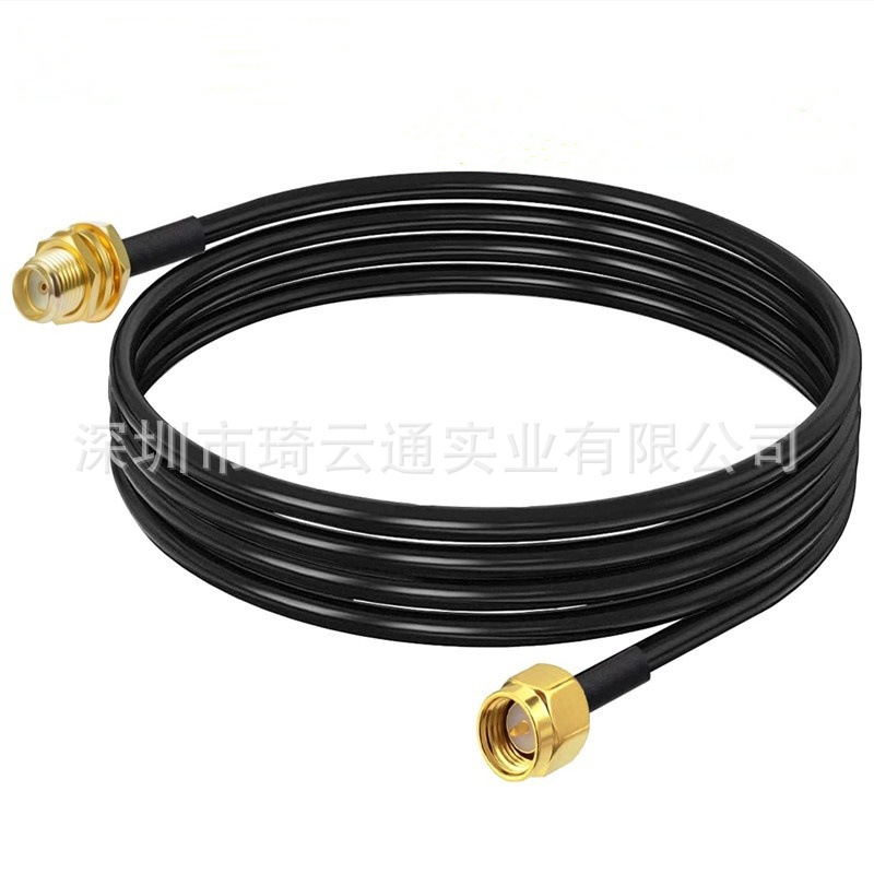 高品质RG174馈线 wifi无线网卡路由天线延长线 SMA转接线长度可选