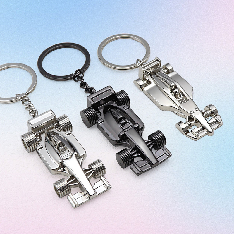 F1 Racing Car Keychain 4S Auto Show Advertising Gift Keychain Business Gift Metal Keychain Customization