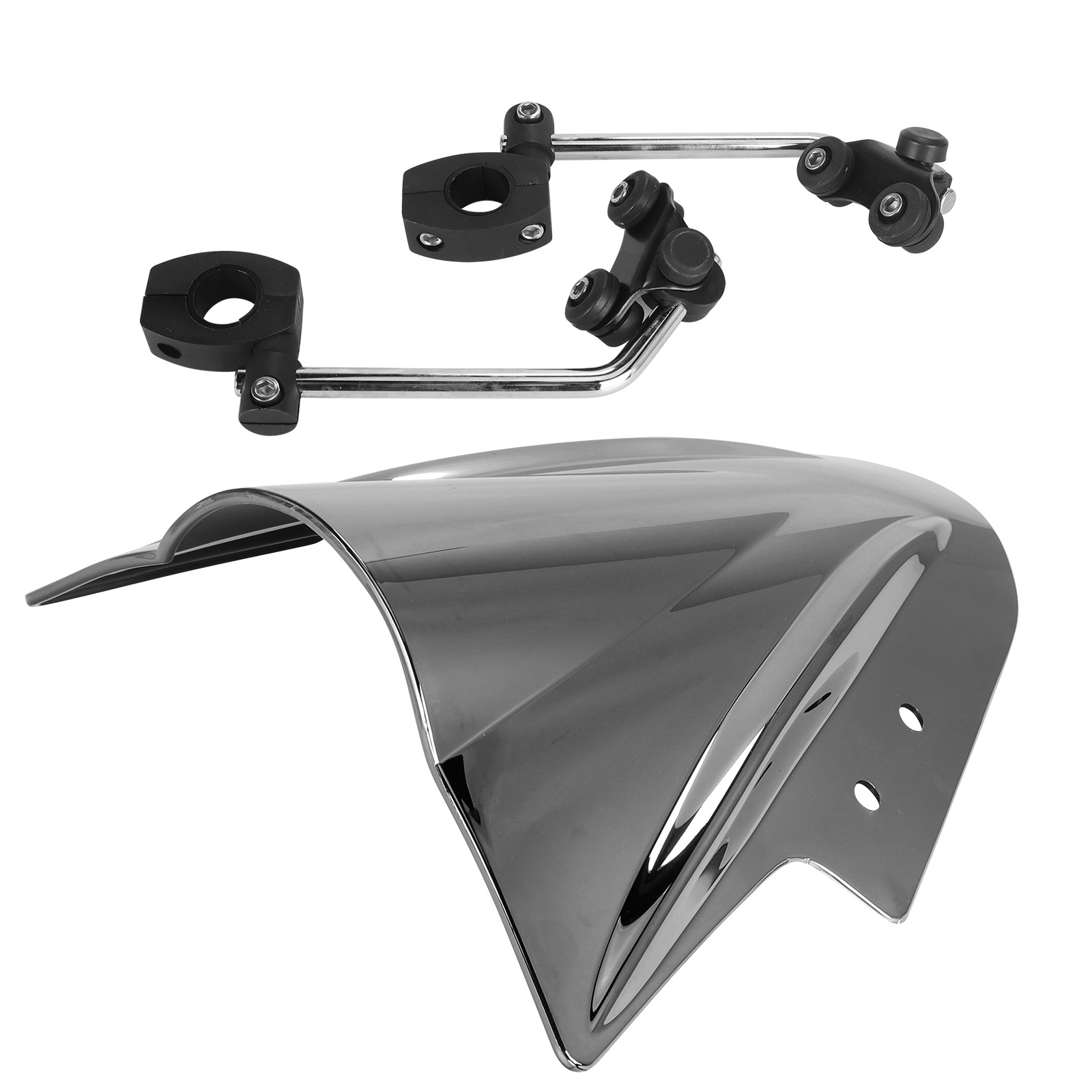 Suitable for 2013-2017 Kawasaki 300 R Ex300 Ex300R Black Windshield Deflector Windshield