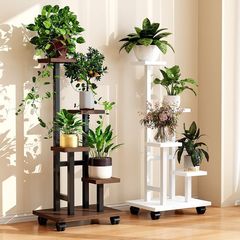 可動フラワーシェルフリビングルーム床置きバルコニー鉄製収納ラック多層植木鉢ブラケット多肉植物屋内ホーム