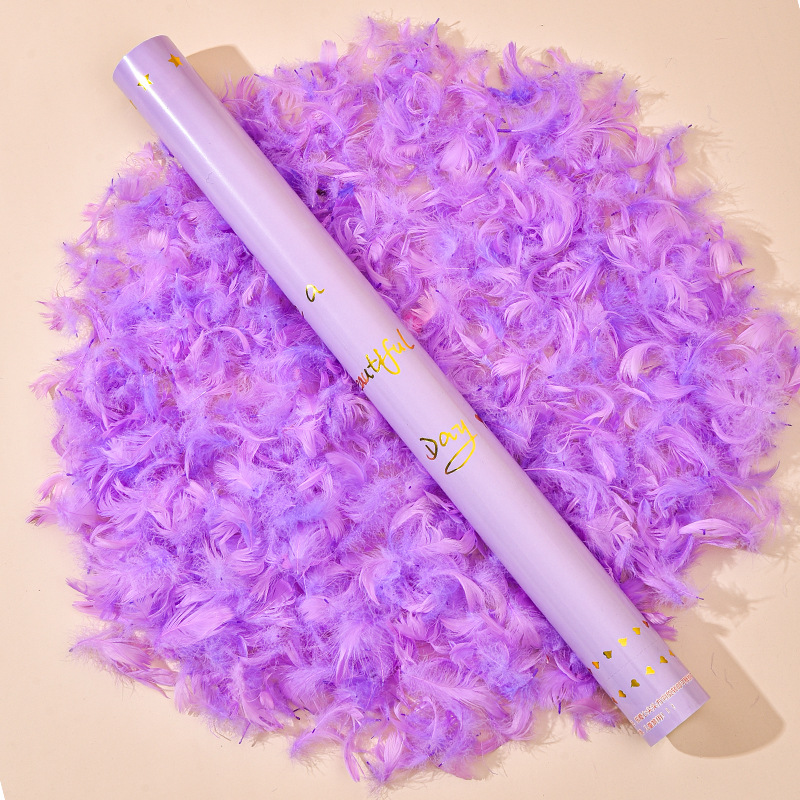 Plumas de regalo de casamiento de mano de regalo de cumpleaños de transmisión directa de regalo