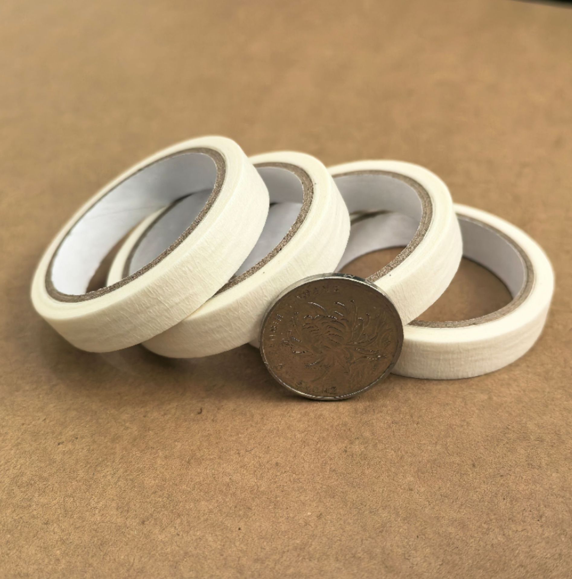 Cinta de Enmascarar de Papel de Papel, Fácil de rasgar, Sin residuos de pegamento, para Pintura y Decoración image 7