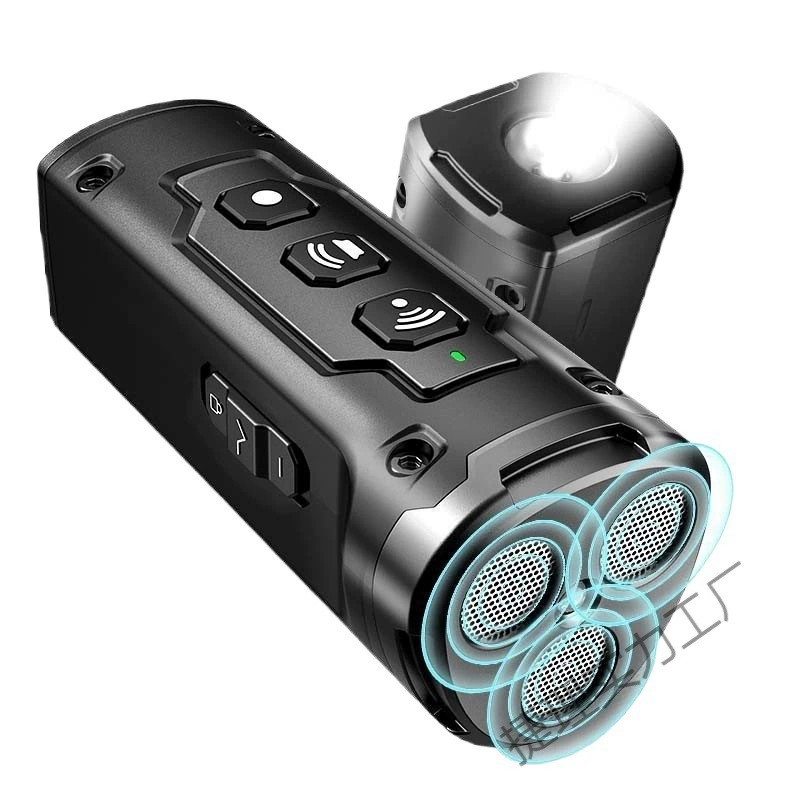 Three-head dog repellent flash anti-dog bite repellent ultrasonic high-power driving lighting cross-border dog barking stopper