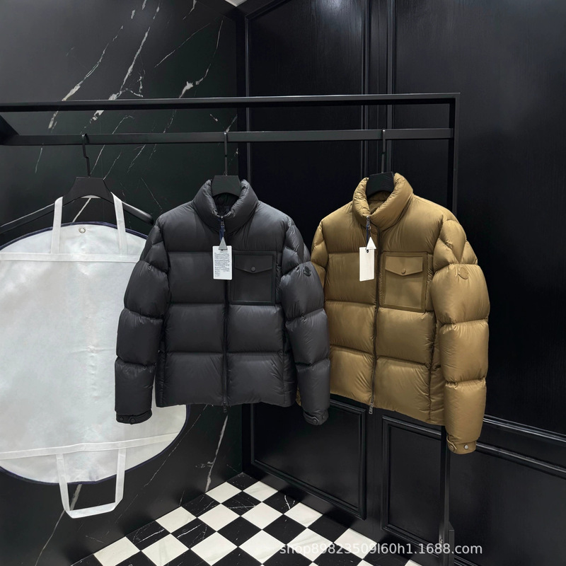 High-end European export version M Mengjia 26s new autumn and winter stand-up collar casual down jacket, unisex