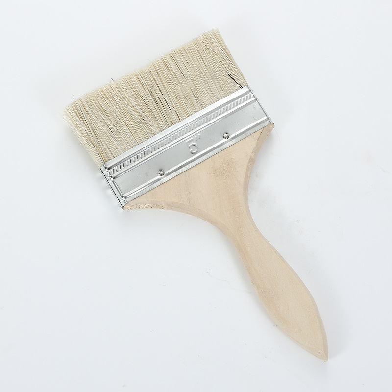 Fábrica al por mayor cepillo de pintura cepillo de cerdas de imitación herramienta de pintura cepillo de barbacoa cepillo de madera Linyi hardware