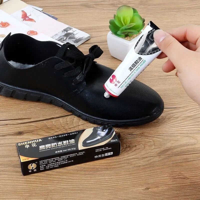 Zapatos negro incoloro zapatos de cuero aceite de mantenimiento de cuero cepillo zapatos limpieza ropa de cuero cuidado de limpieza crema general impermeable reducción de aceite