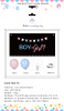 Amazon spot gender reveals boys and girls balloon bags Gender Reveal He or She