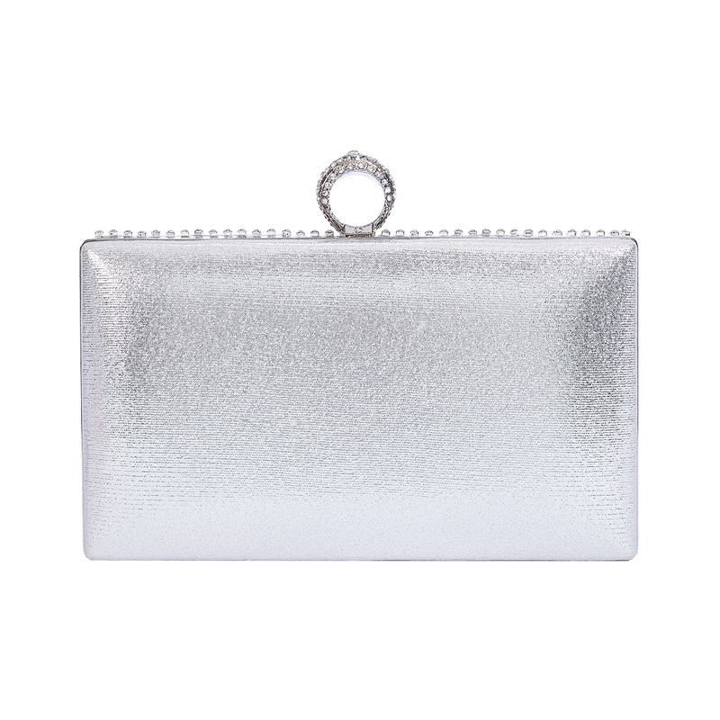 2023 New Evening Tassel Clutch Silver Style Box Socialite Party Chain Bag_voghion.com