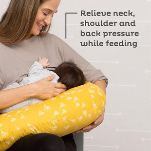 Cross-border baby feeding pillow pillowcase elastic U-shaped nursing pillowcase autumn and winter removable pillowcase nursing maternity pillow