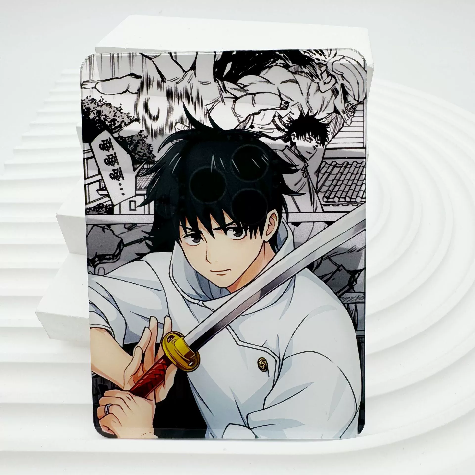 Аниме коллекционные карточки 3 дюйма, разнообразные дизайны (Jujutsu Kaisen и другие), оптовая упаковка