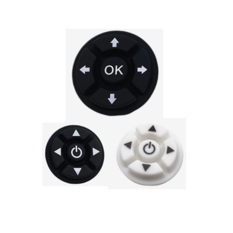 Ok Direction Five-Key Button Car Air Conditioner Conductive Button Switch Arrow Round Button Power Supply Translucent Button