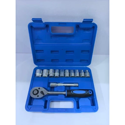home use toolbox, multifunctional – Mühərrik tənzimləmə alətləri - 12pc-dafei-blue-plastic-box