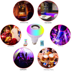Bluetooth Music Ball LED Color Bluetooth Speaker Bulb Smart APP Remote Wireless Bluetooth Music Bulb