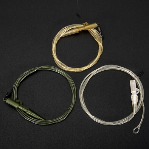 Cross-border European carp fishing leader line 45LB European fishing tackle connector line Fluorocarbon core 1m long fishing line wholesale